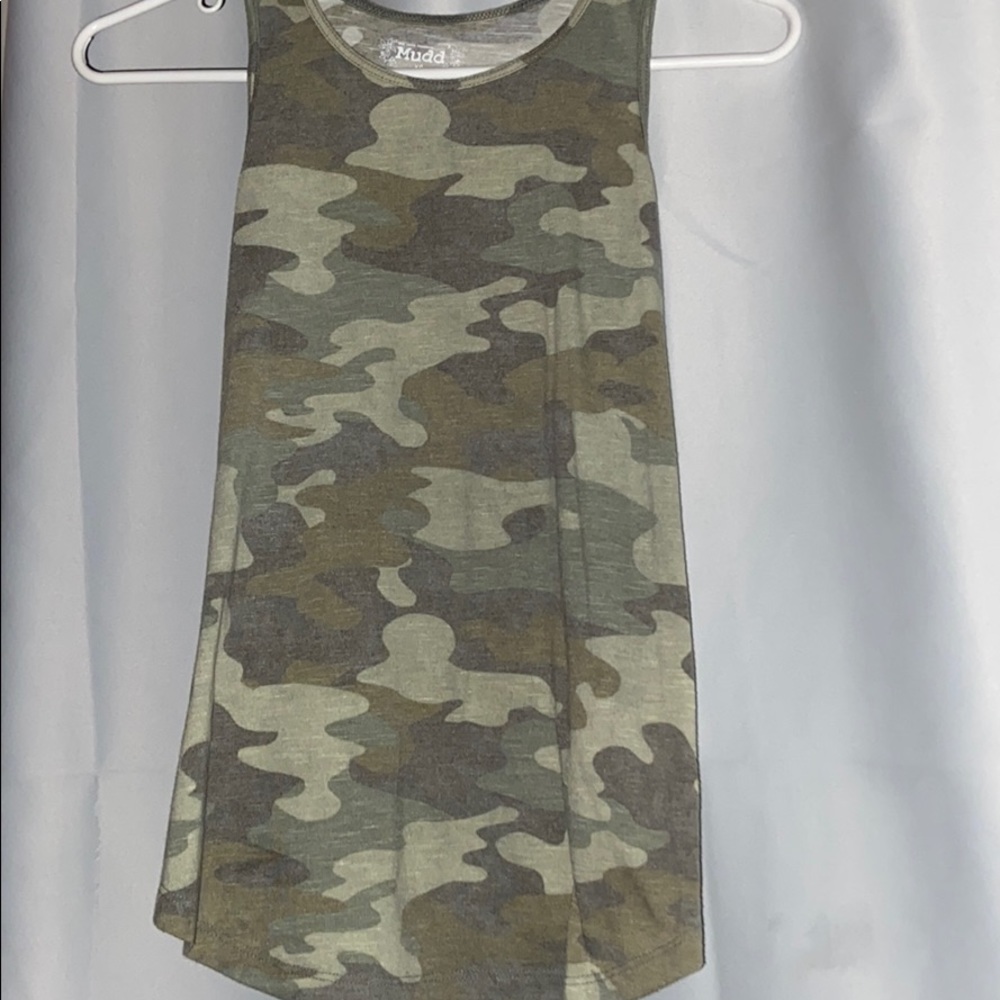Army Print Tank Top